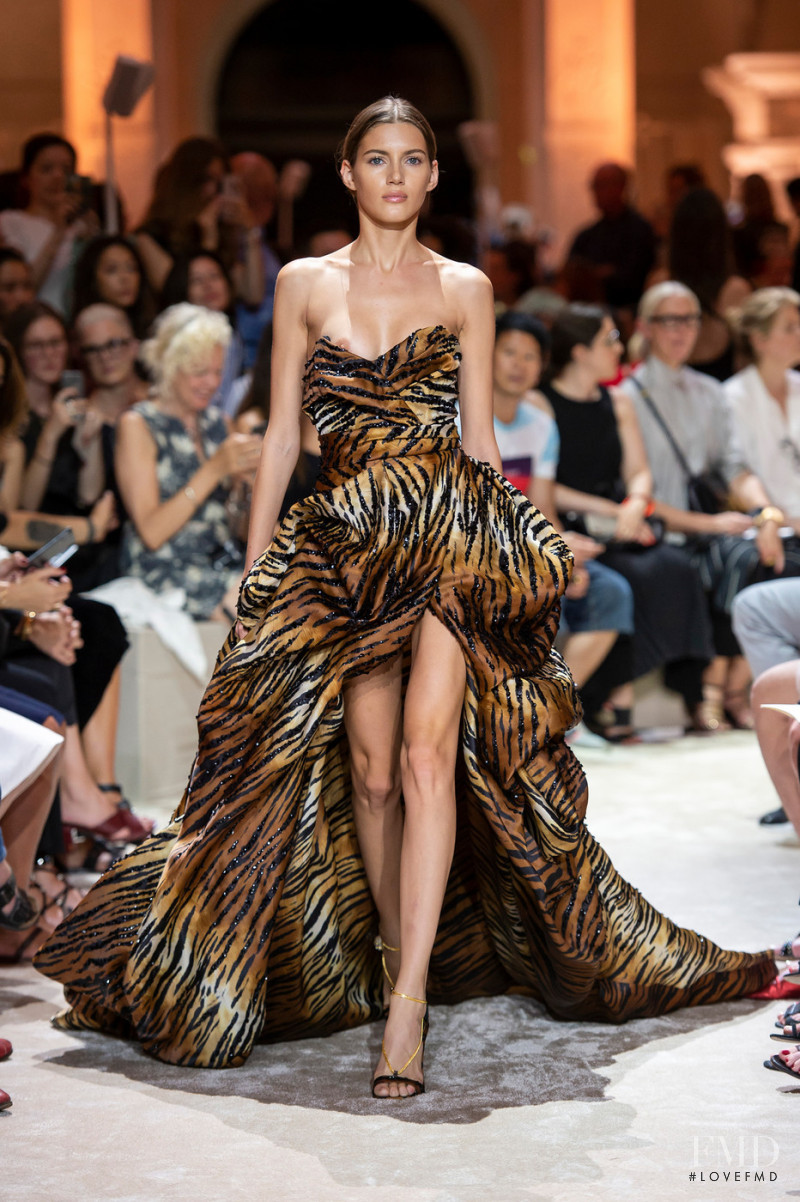 Valery Kaufman featured in  the Alexandre Vauthier fashion show for Autumn/Winter 2018