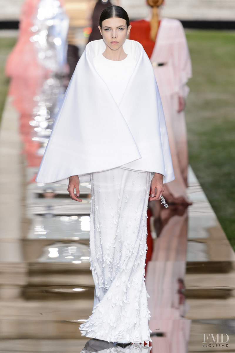 Lea Julian featured in  the Givenchy Haute Couture fashion show for Autumn/Winter 2018