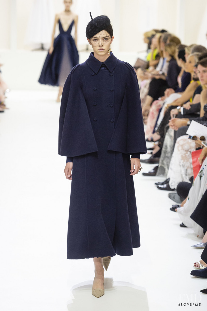 Maria Miguel featured in  the Christian Dior Haute Couture fashion show for Autumn/Winter 2018