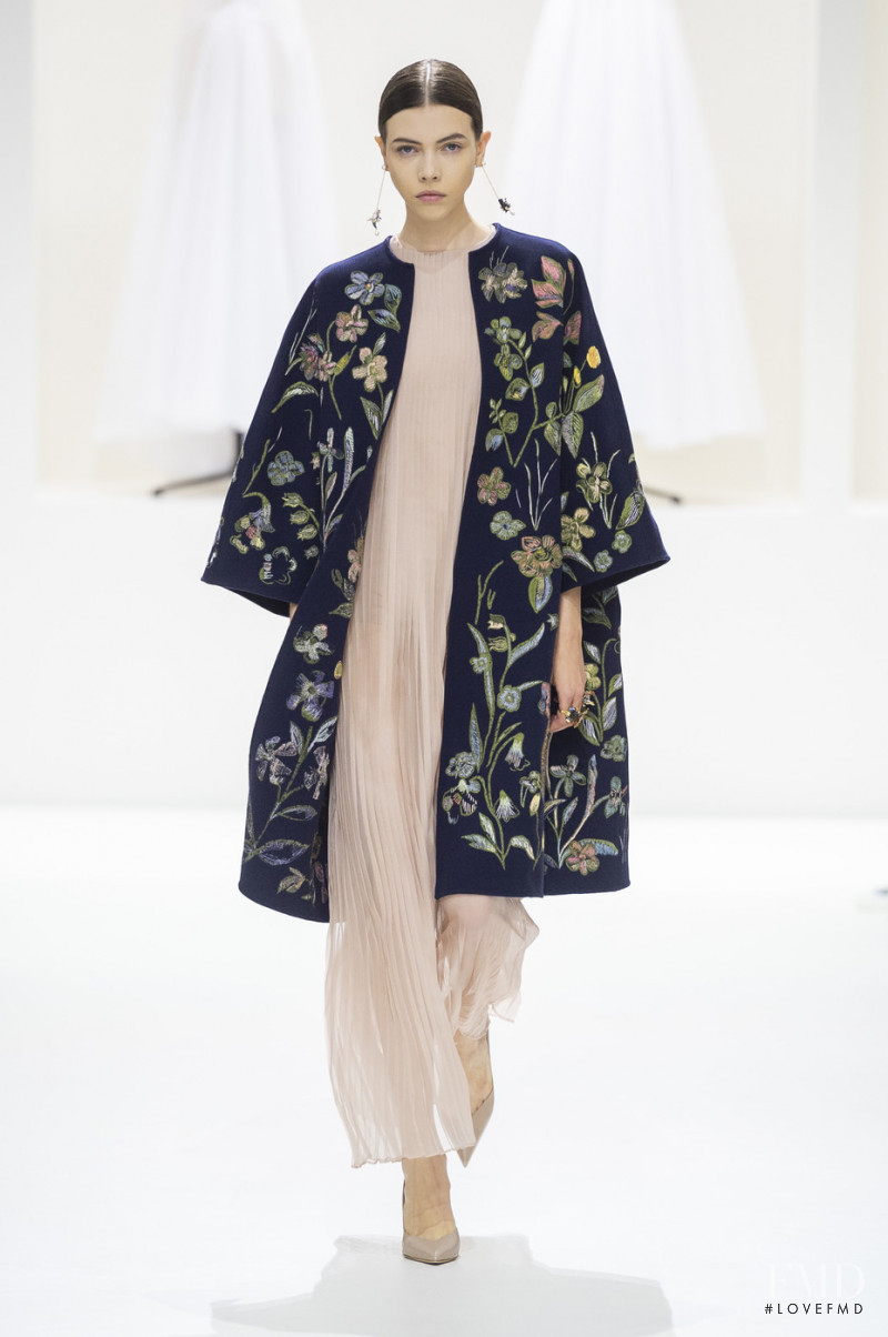 Lea Julian featured in  the Christian Dior Haute Couture fashion show for Autumn/Winter 2018