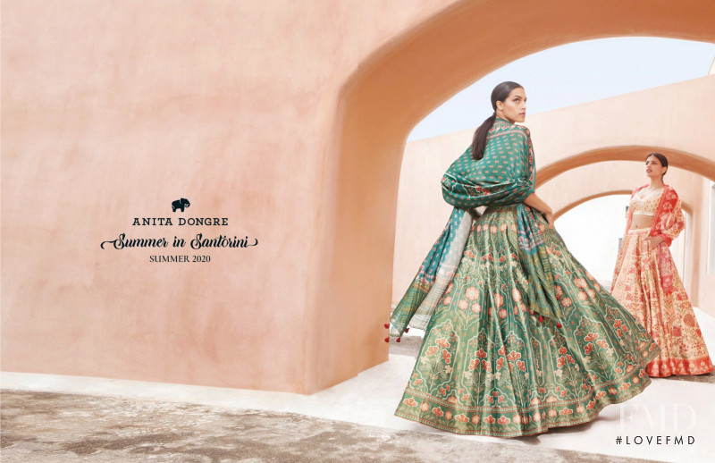 Anita Dongre Summer in Santorini advertisement for Spring/Summer 2020