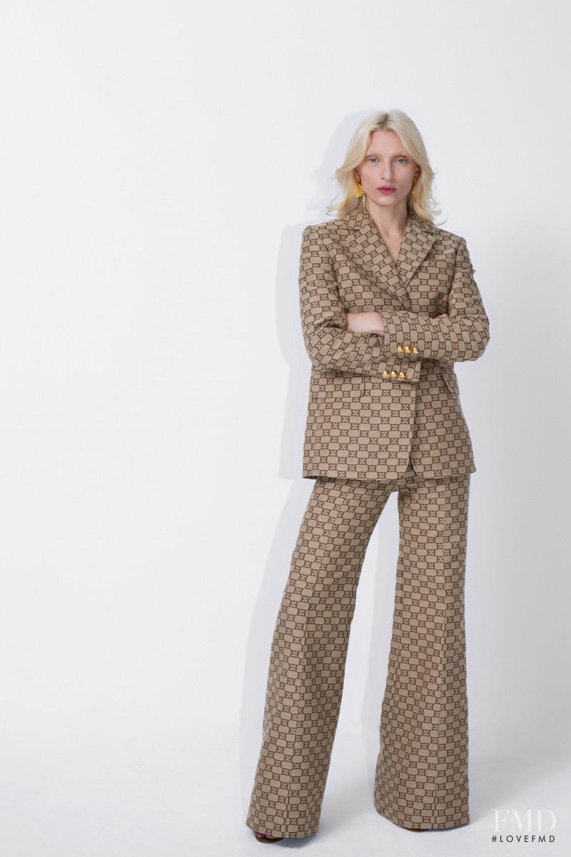 Maggie Maurer featured in  the Escada lookbook for Autumn/Winter 2020