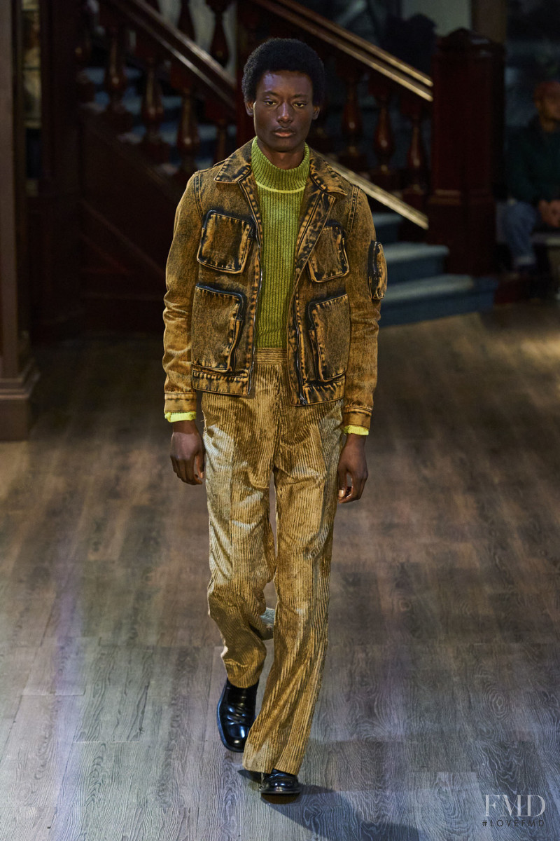 Youssouf Bamba featured in  the Eckhaus Latta fashion show for Autumn/Winter 2020