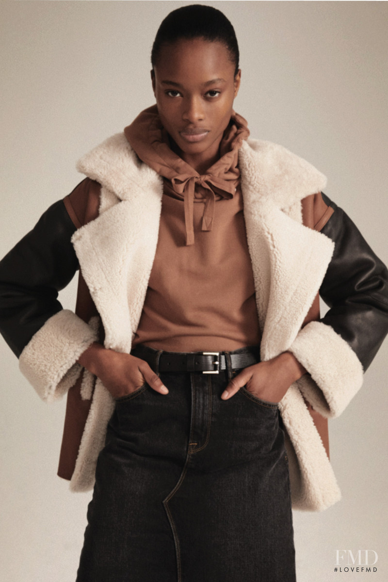 Mayowa Nicholas featured in  the Frame Denim lookbook for Autumn/Winter 2020