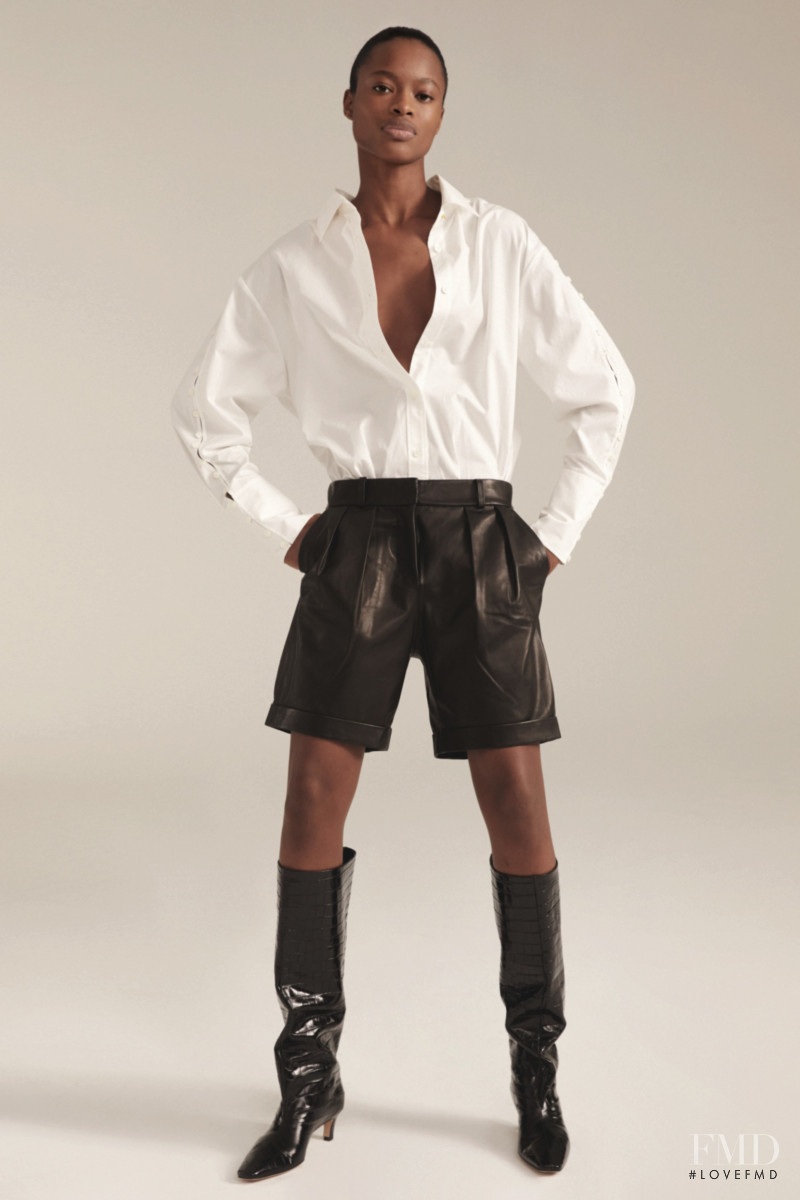 Mayowa Nicholas featured in  the Frame Denim lookbook for Autumn/Winter 2020