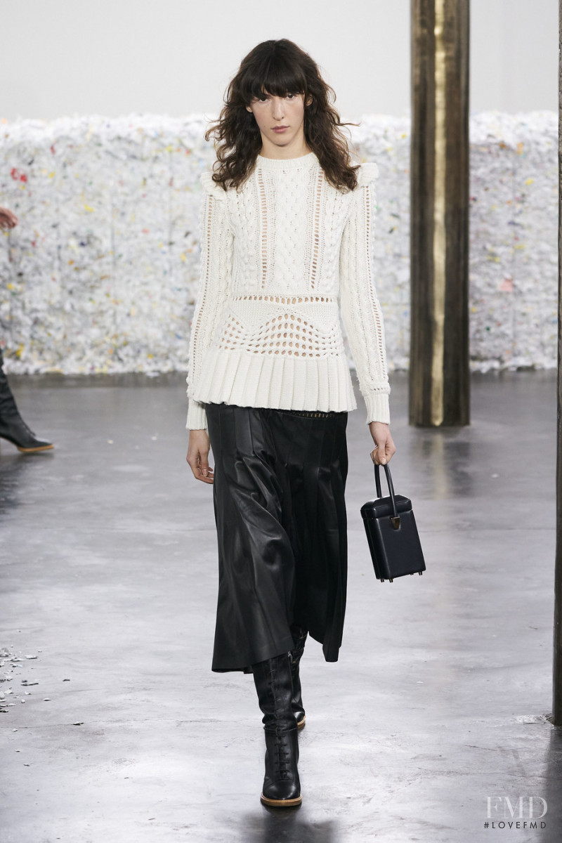 Karolina Laczkowska featured in  the Gabriela Hearst fashion show for Autumn/Winter 2020