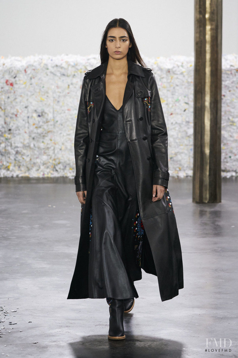 Nora Attal featured in  the Gabriela Hearst fashion show for Autumn/Winter 2020