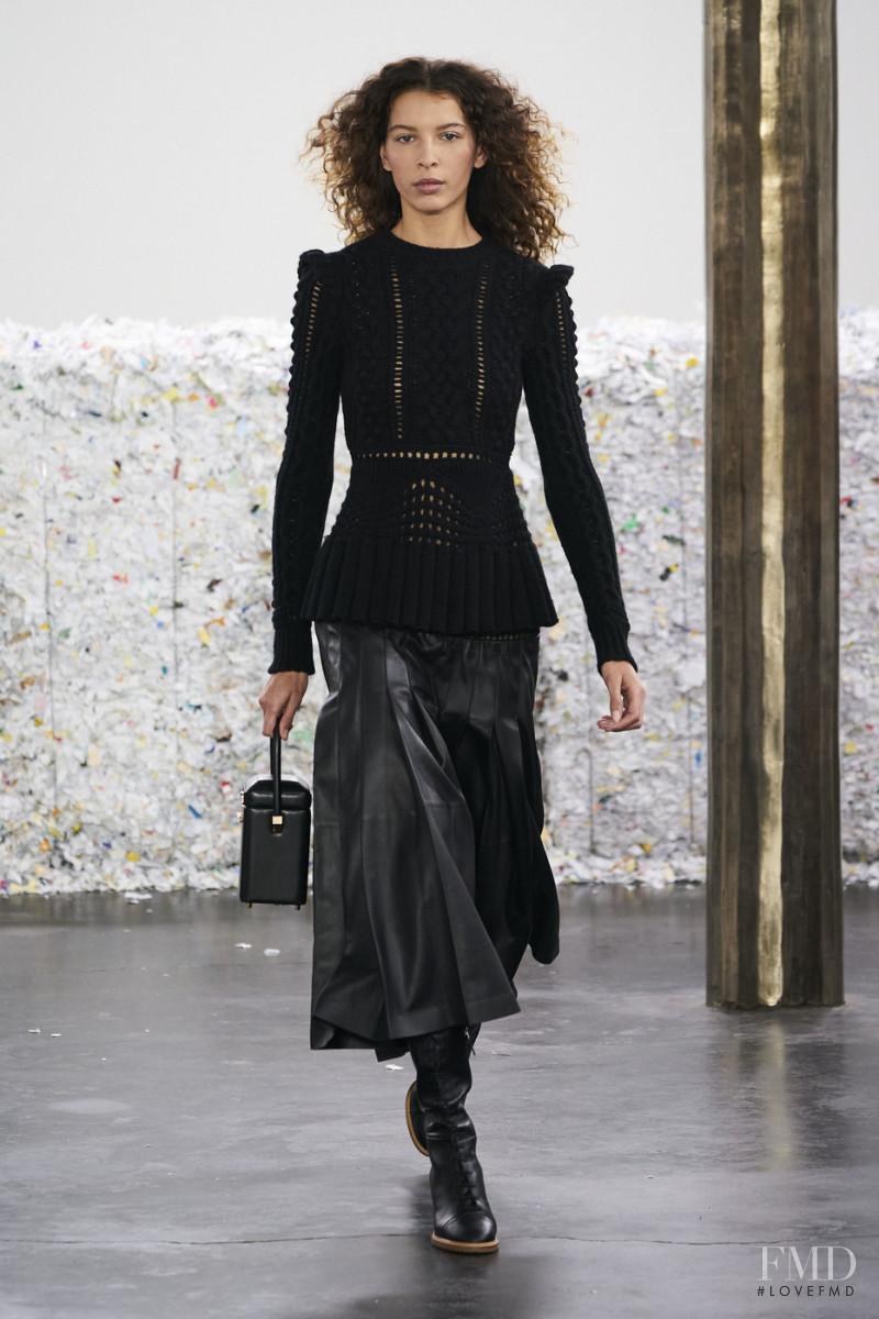Alice Metza featured in  the Gabriela Hearst fashion show for Autumn/Winter 2020