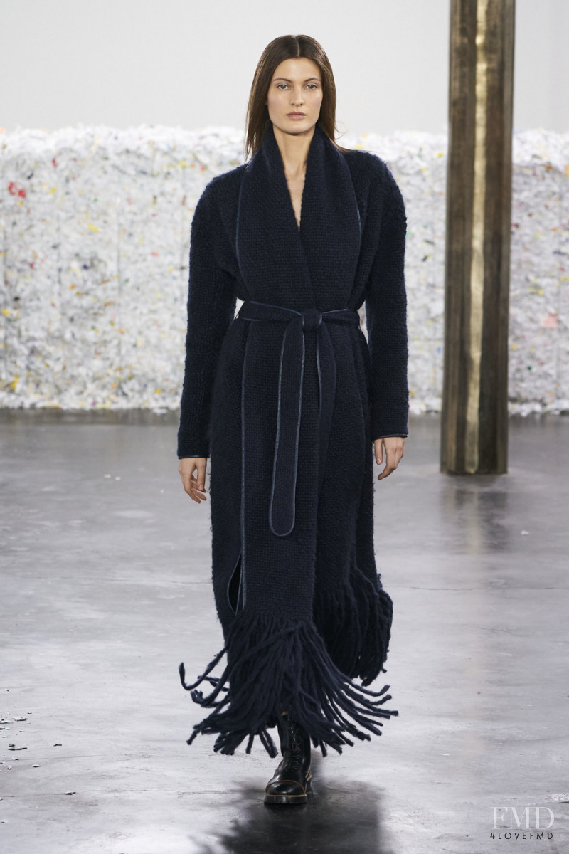 Louise Lefebure featured in  the Gabriela Hearst fashion show for Autumn/Winter 2020