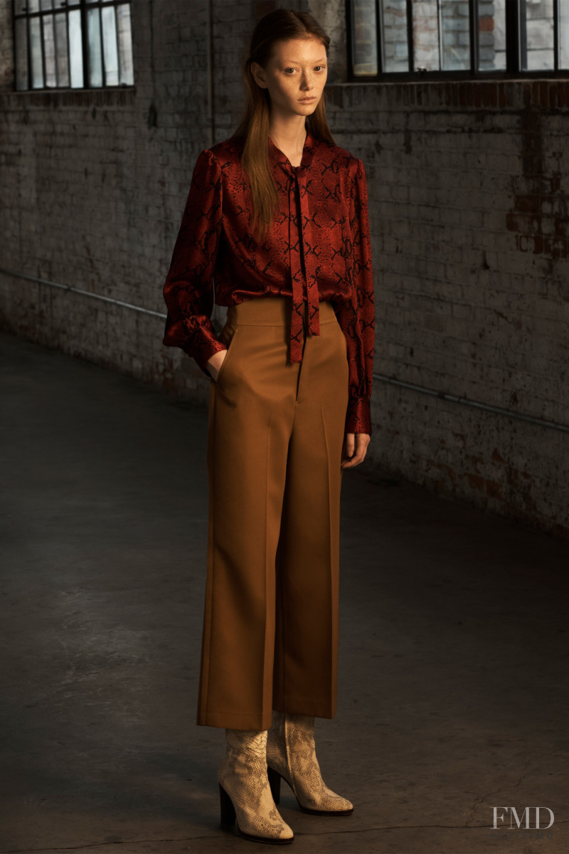 Sara Grace Wallerstedt featured in  the Jason Wu lookbook for Autumn/Winter 2020