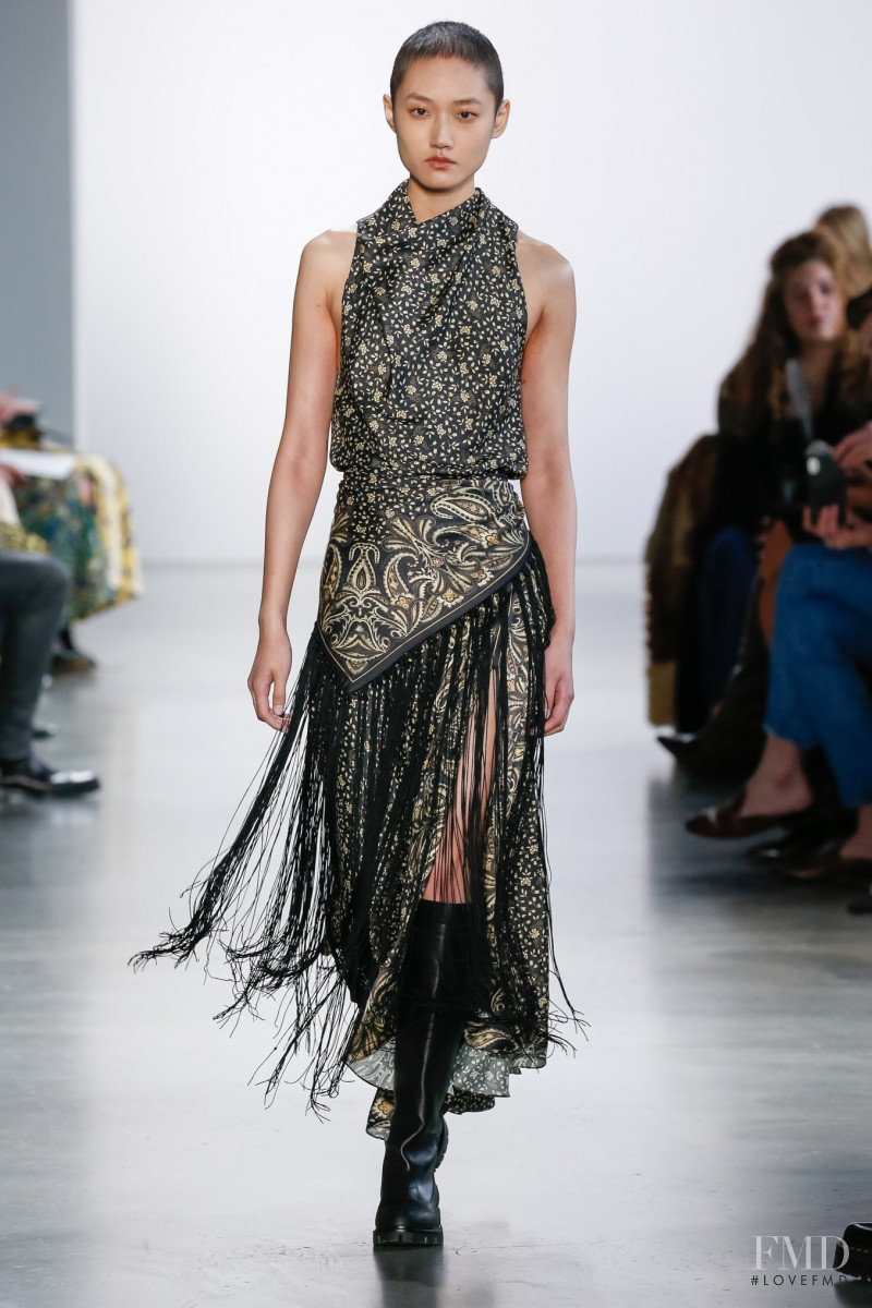 Ashley Foo featured in  the Jonathan Simkhai fashion show for Autumn/Winter 2020