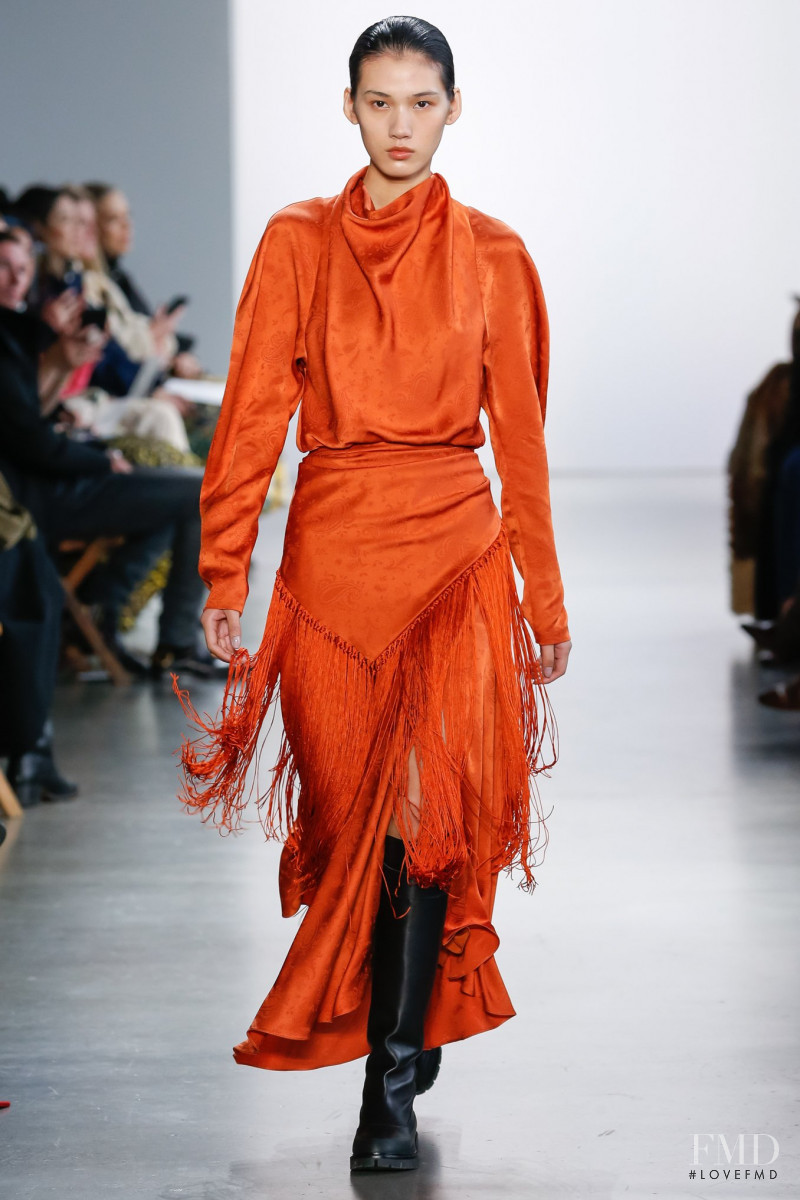 Xie Jia Yun featured in  the Jonathan Simkhai fashion show for Autumn/Winter 2020