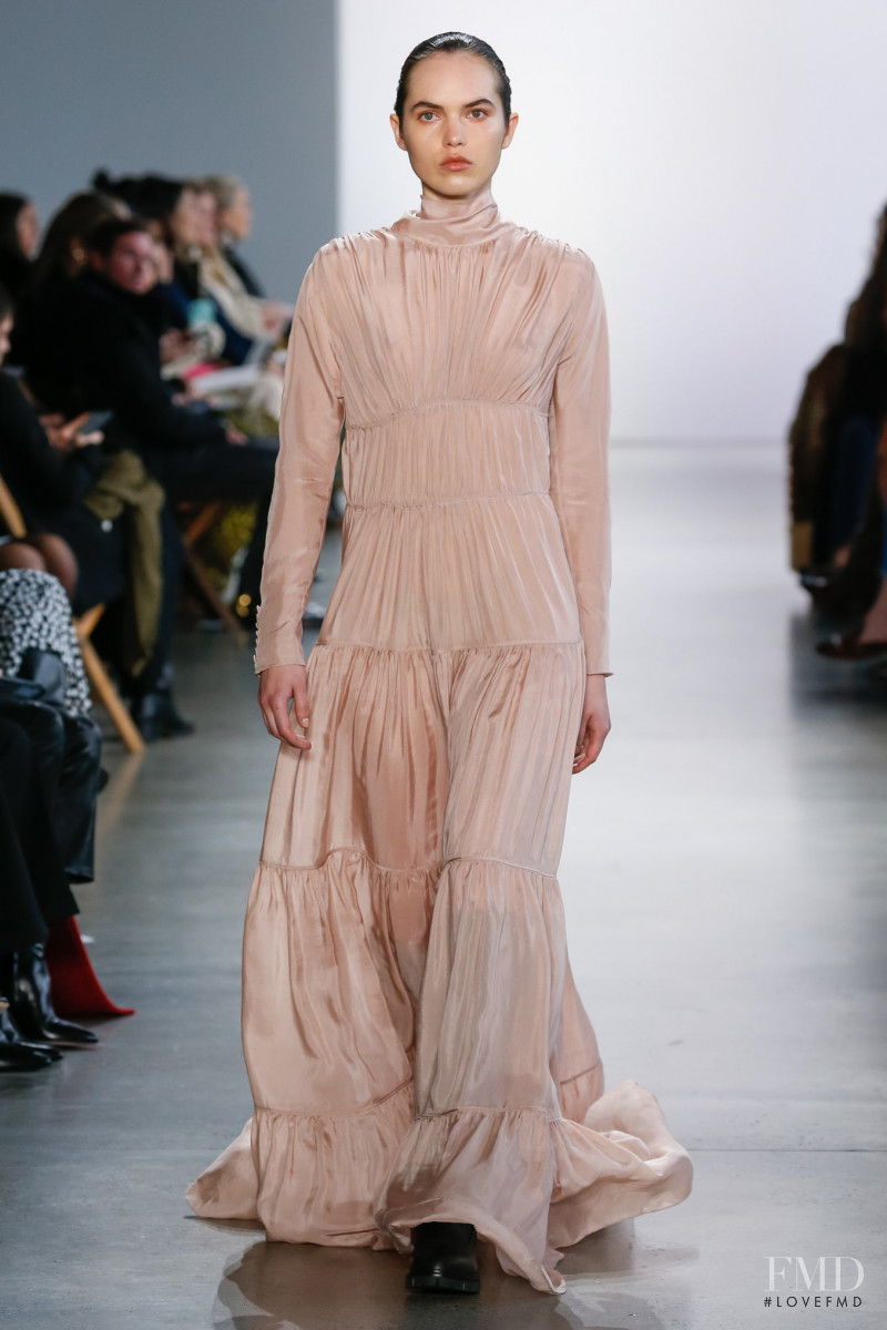 Lily Stewart featured in  the Jonathan Simkhai fashion show for Autumn/Winter 2020