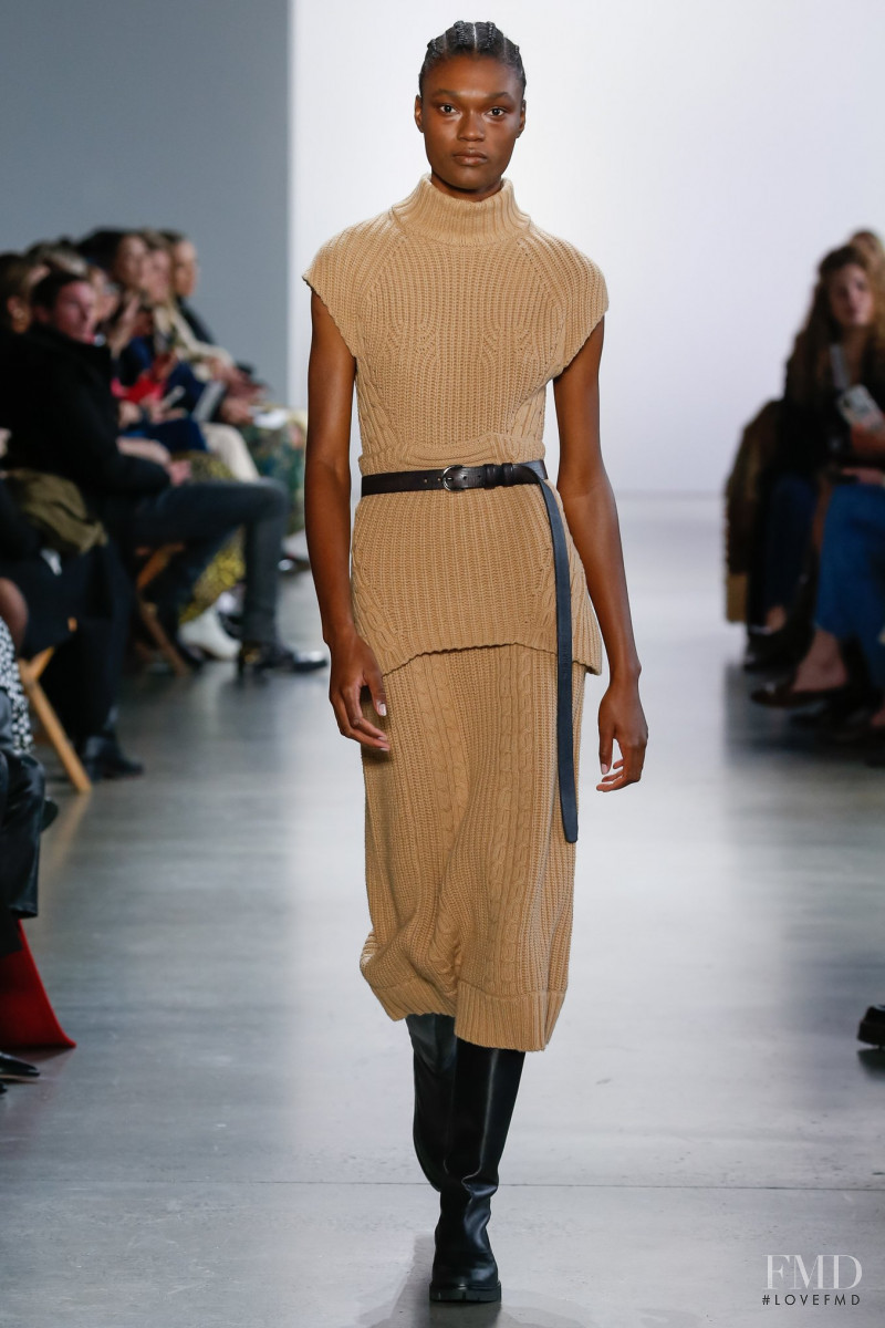 Naki Depass featured in  the Jonathan Simkhai fashion show for Autumn/Winter 2020