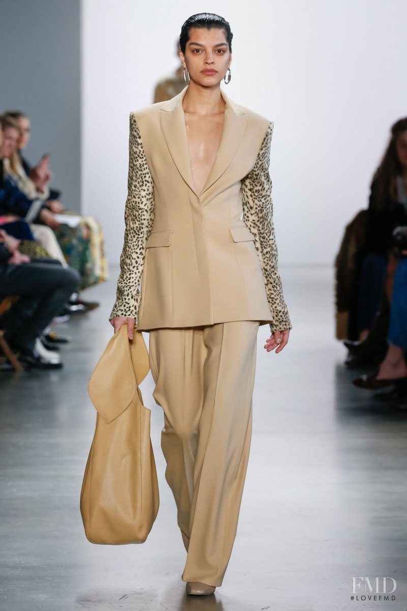 Bianca Redmerski featured in  the Jonathan Simkhai fashion show for Autumn/Winter 2020
