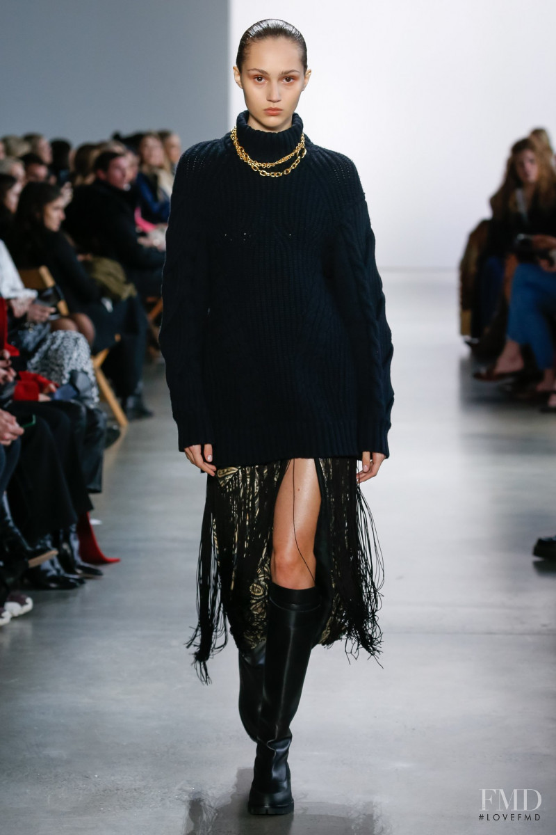 Michelle Gutknecht featured in  the Jonathan Simkhai fashion show for Autumn/Winter 2020