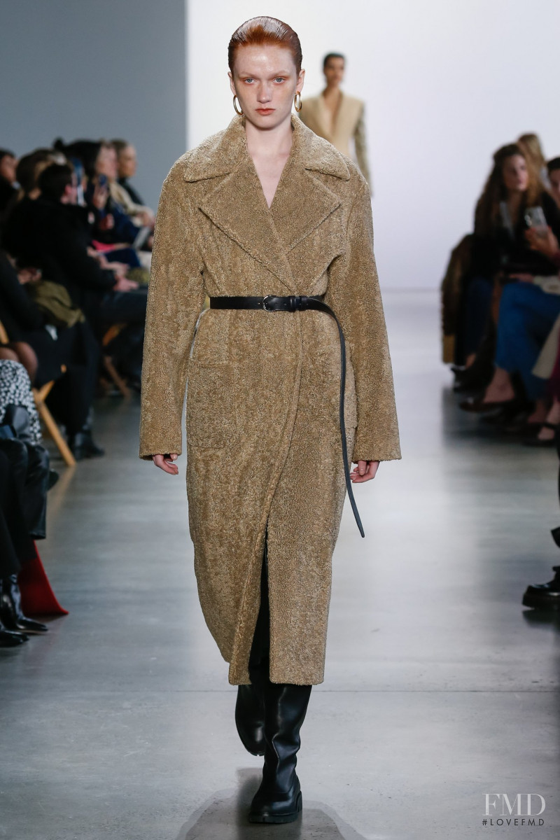 Emi Red featured in  the Jonathan Simkhai fashion show for Autumn/Winter 2020