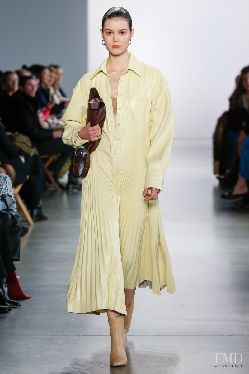 Irina Shnitman featured in  the Jonathan Simkhai fashion show for Autumn/Winter 2020