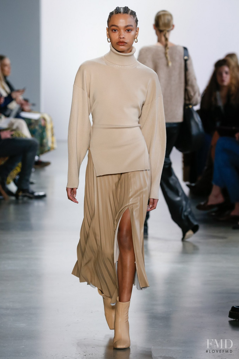 Alexis Sundman featured in  the Jonathan Simkhai fashion show for Autumn/Winter 2020