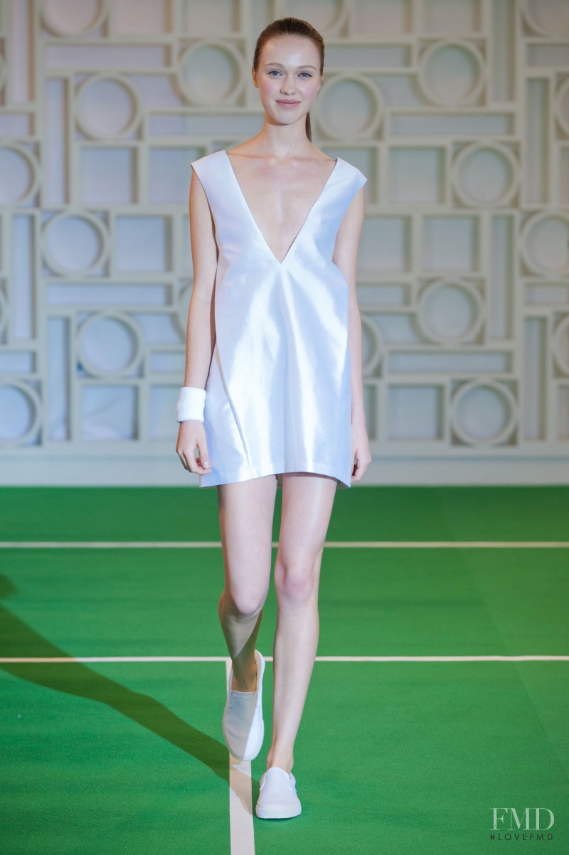 Haley Sutton featured in  the Lisa Perry fashion show for Spring/Summer 2014