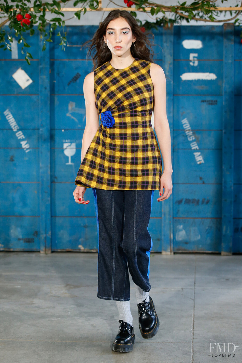 Andrea Carrazco featured in  the Jonathan Cohen fashion show for Autumn/Winter 2020