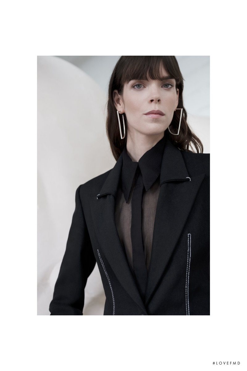 Meghan Collison featured in  the Jeffrey Dodd lookbook for Spring/Summer 2020