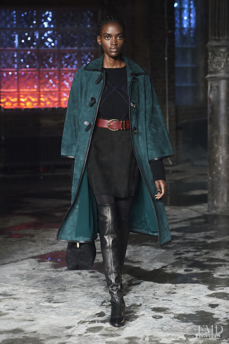 Aketch Joy Winnie featured in  the Khaite fashion show for Autumn/Winter 2020