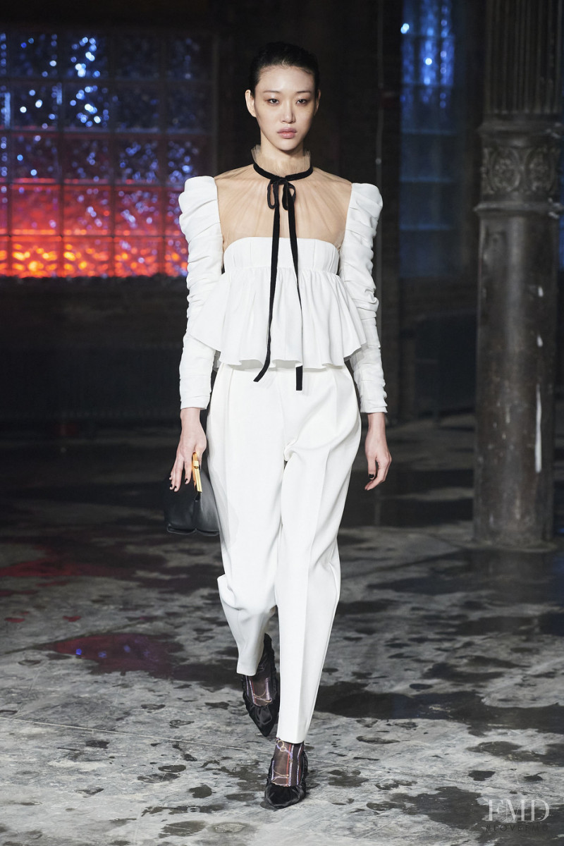 So Ra Choi featured in  the Khaite fashion show for Autumn/Winter 2020