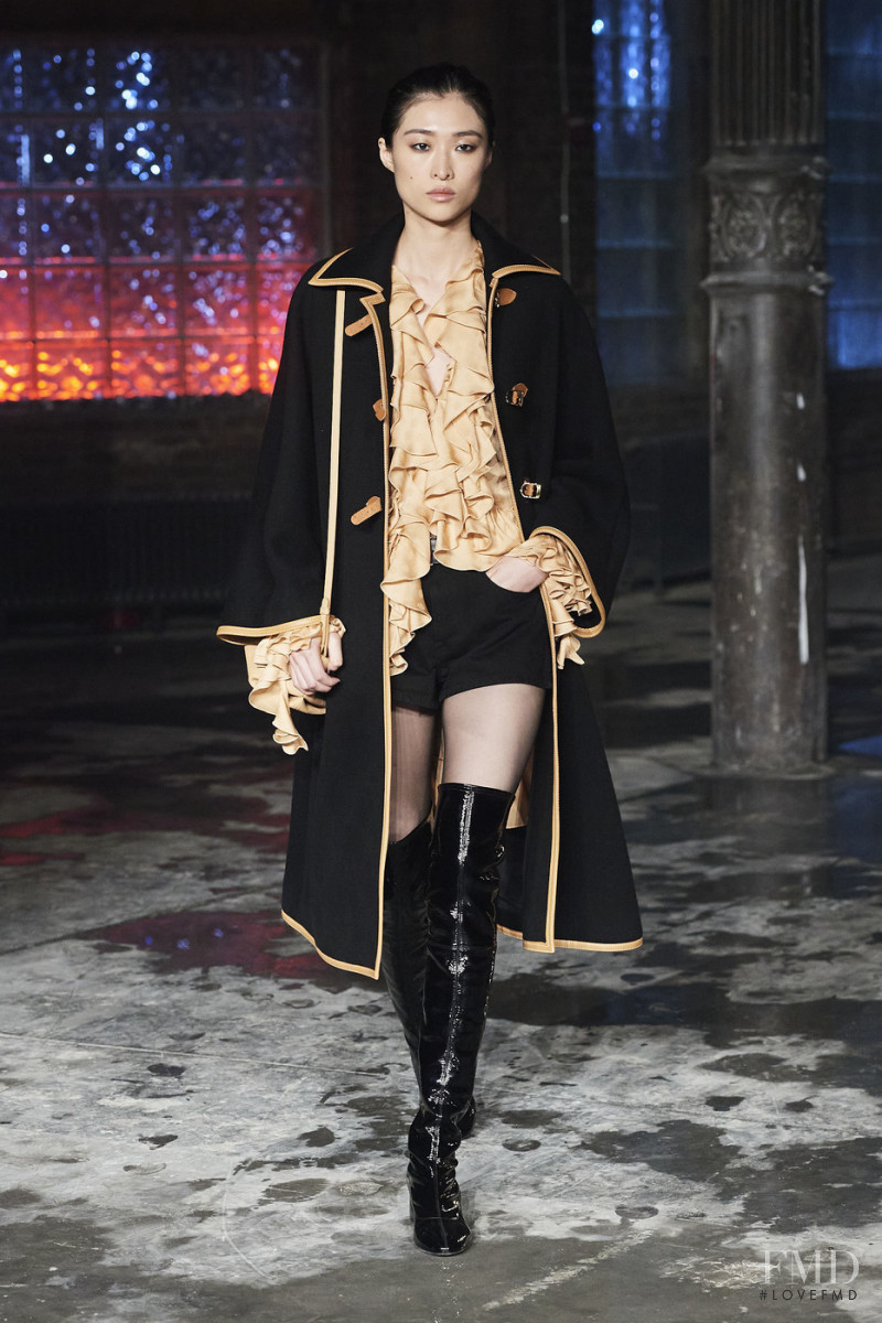 Chu Wong featured in  the Khaite fashion show for Autumn/Winter 2020