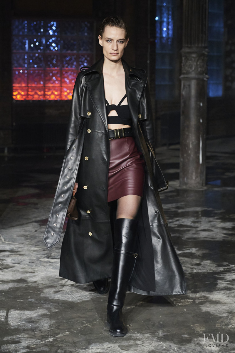 Veronika Kunz featured in  the Khaite fashion show for Autumn/Winter 2020