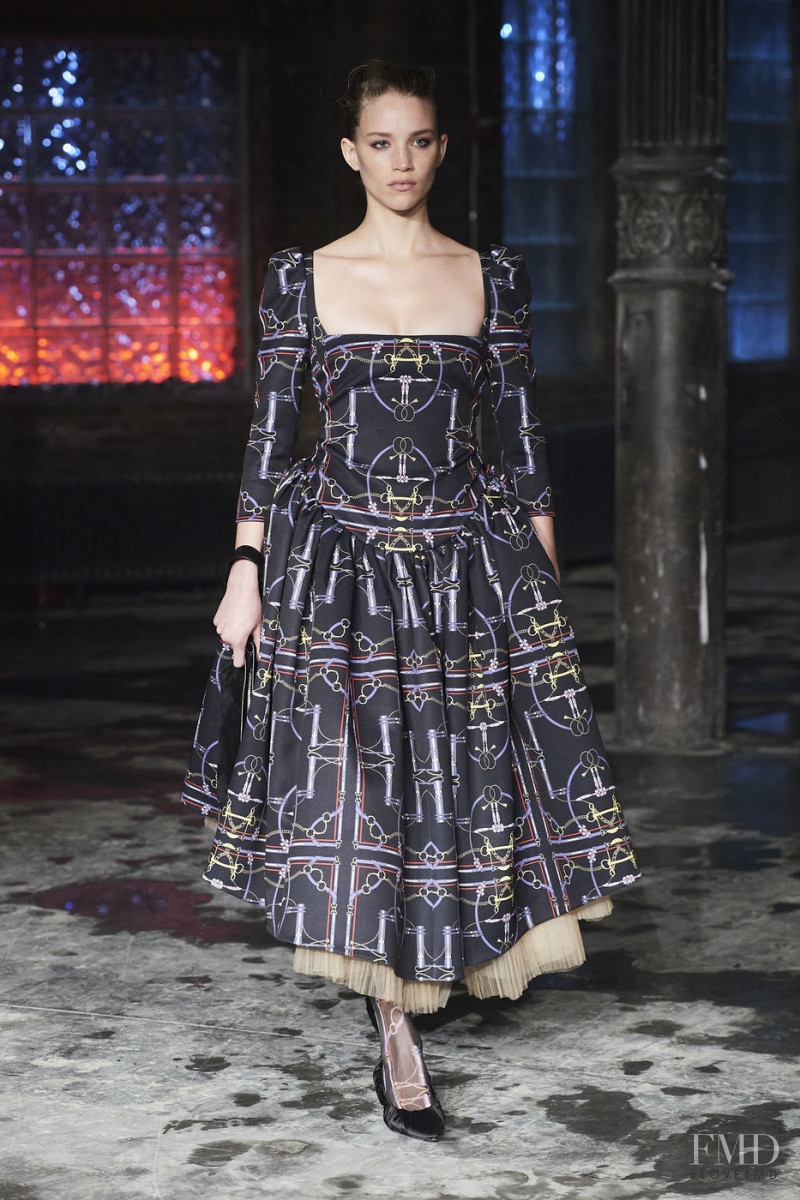 Rebecca Leigh Longendyke featured in  the Khaite fashion show for Autumn/Winter 2020