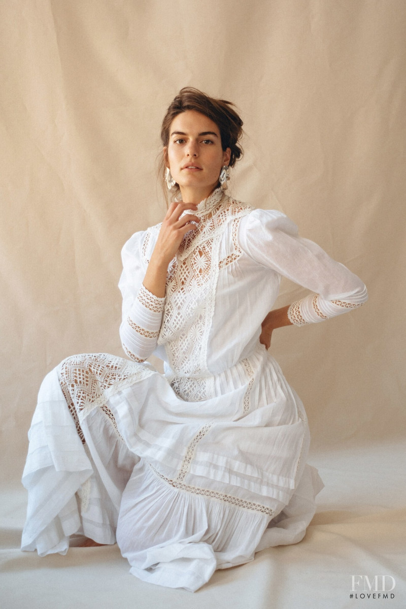 Katherine Howe featured in  the Mimi Prober Sustainable Bridal Wear  lookbook for Spring/Summer 2019