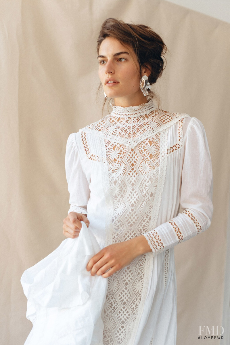 Katherine Howe featured in  the Mimi Prober Sustainable Bridal Wear  lookbook for Spring/Summer 2019