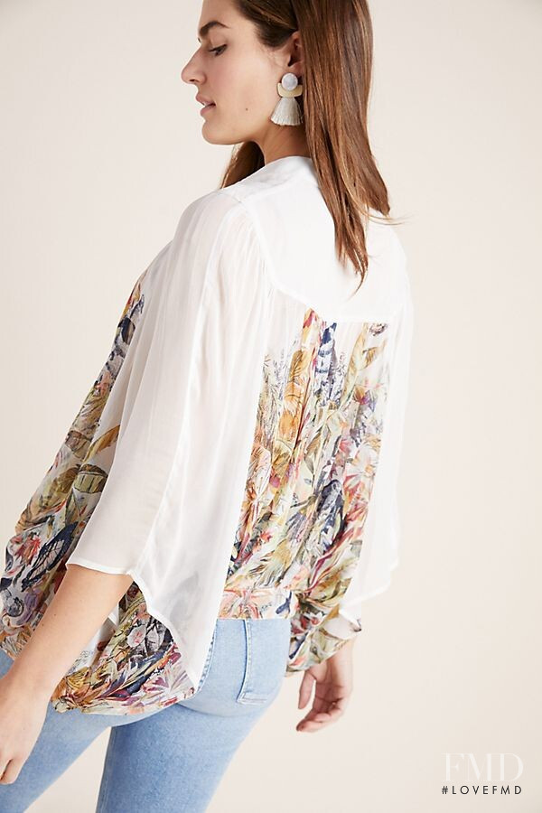 Katherine Howe featured in  the Anthropologie catalogue for Summer 2019