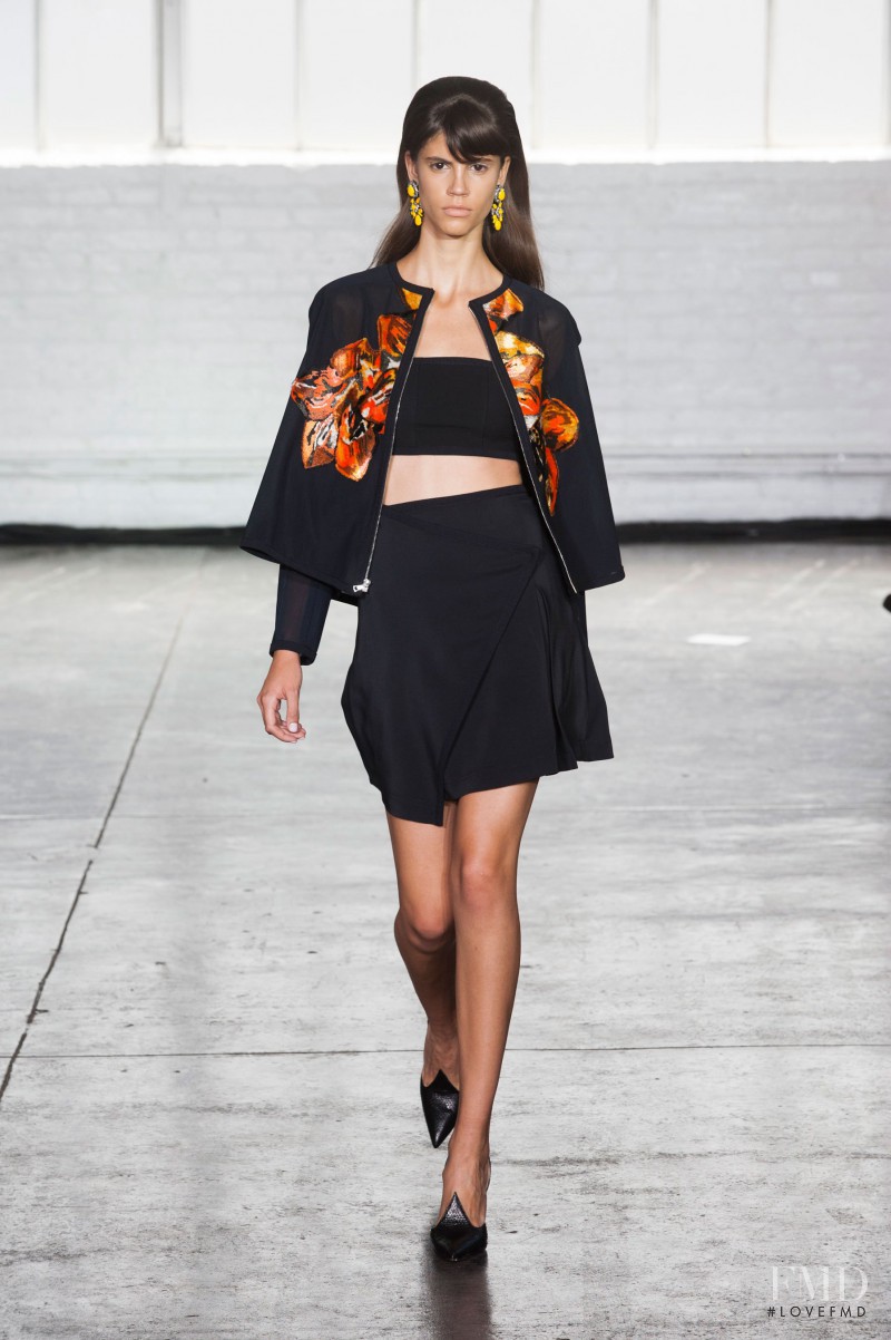 Antonina Petkovic featured in  the Tanya Taylor fashion show for Spring/Summer 2014