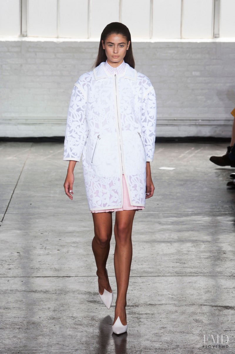 Taylor Hill featured in  the Tanya Taylor fashion show for Spring/Summer 2014