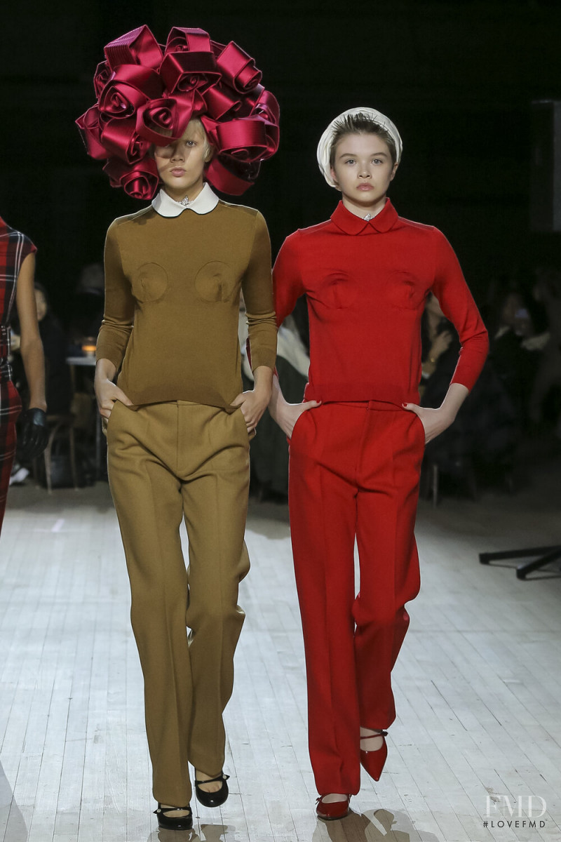 Madeline Allen featured in  the Marc Jacobs fashion show for Autumn/Winter 2020