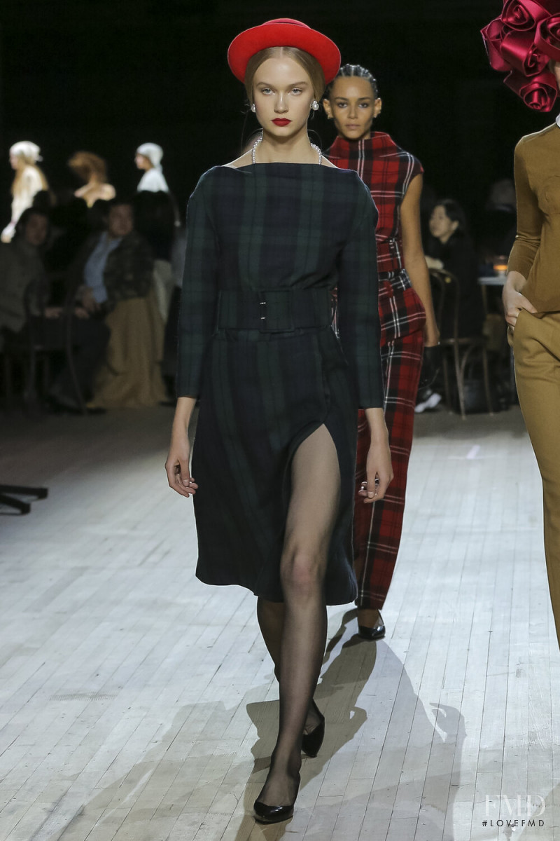 Bianka Szilagyi featured in  the Marc Jacobs fashion show for Autumn/Winter 2020
