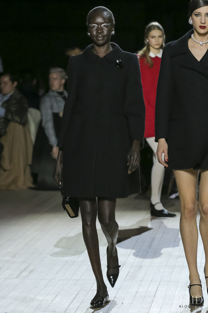 Alek Wek featured in  the Marc Jacobs fashion show for Autumn/Winter 2020