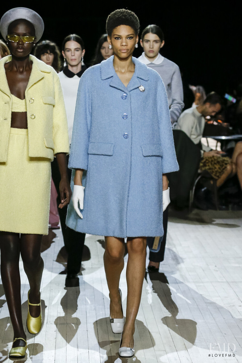 Minnie Warren featured in  the Marc Jacobs fashion show for Autumn/Winter 2020