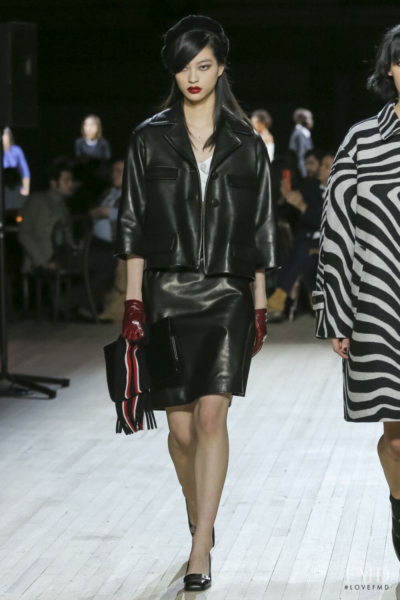 Leah Bing Bin Chen featured in  the Marc Jacobs fashion show for Autumn/Winter 2020
