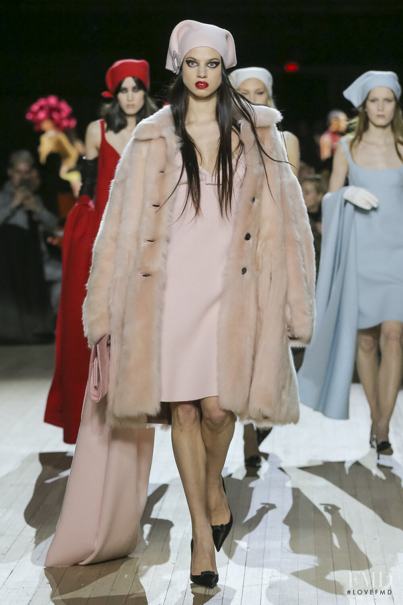 Lily McMenamy featured in  the Marc Jacobs fashion show for Autumn/Winter 2020