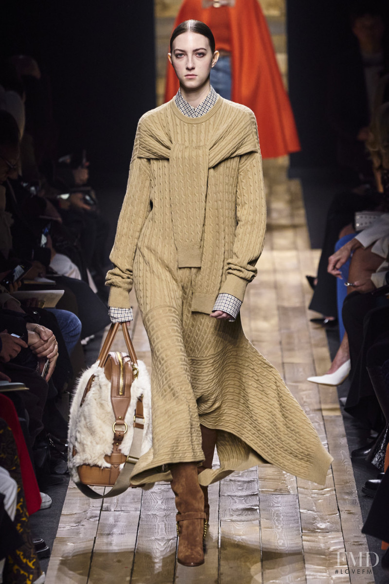 Evelyn Nagy featured in  the Michael Kors Collection fashion show for Autumn/Winter 2020