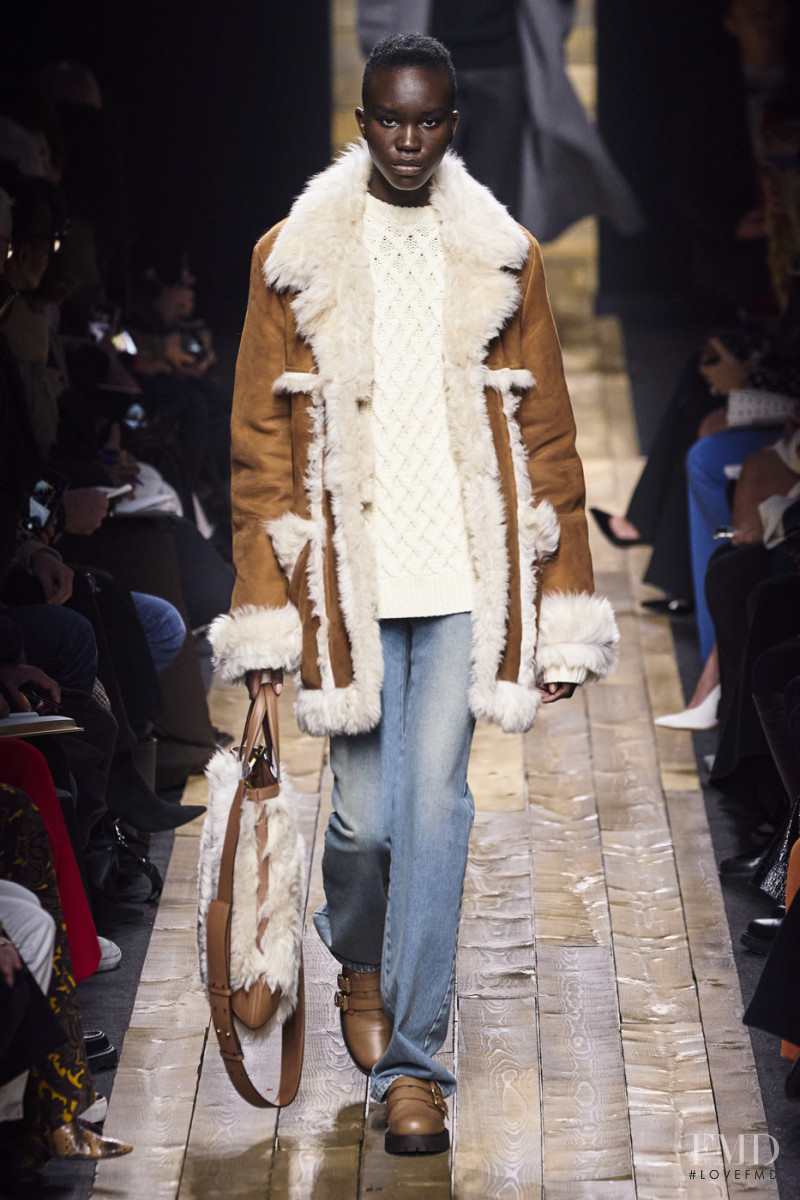 Achenrin Madit featured in  the Michael Kors Collection fashion show for Autumn/Winter 2020