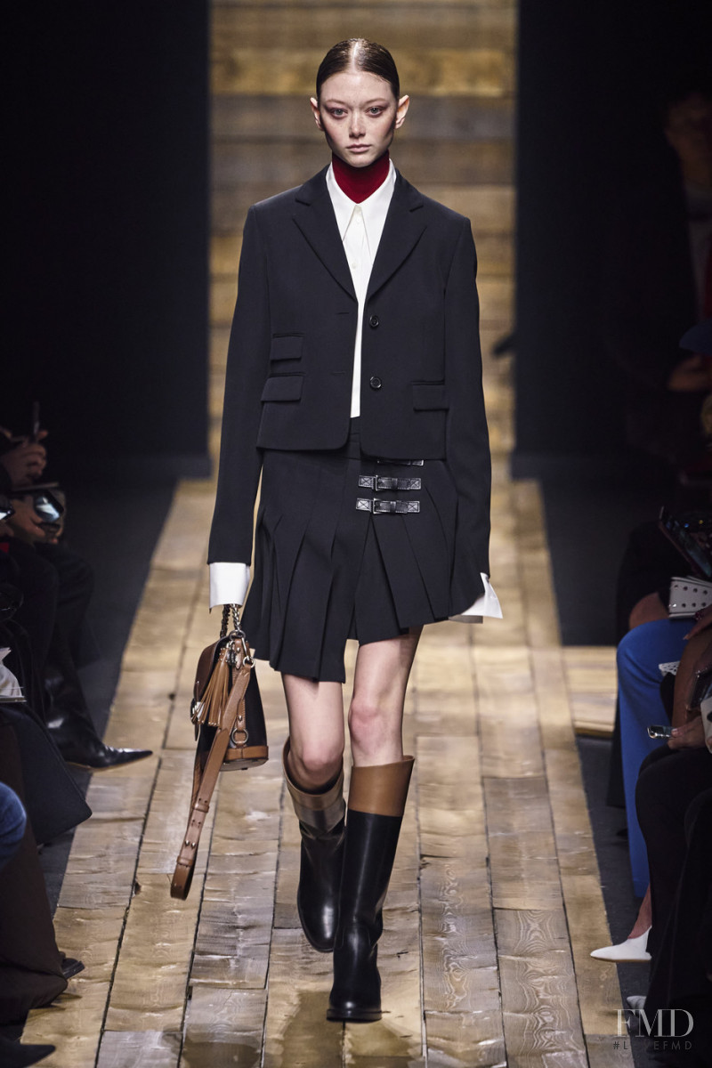 Sara Grace Wallerstedt featured in  the Michael Kors Collection fashion show for Autumn/Winter 2020