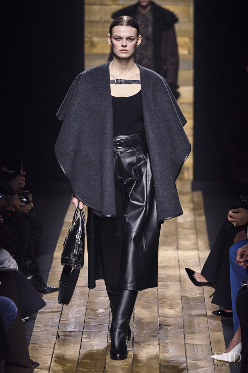 Cara Taylor featured in  the Michael Kors Collection fashion show for Autumn/Winter 2020