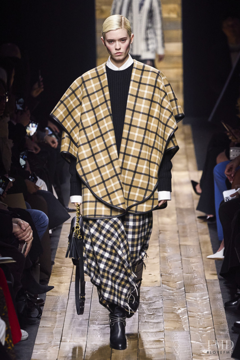 Maike Inga featured in  the Michael Kors Collection fashion show for Autumn/Winter 2020