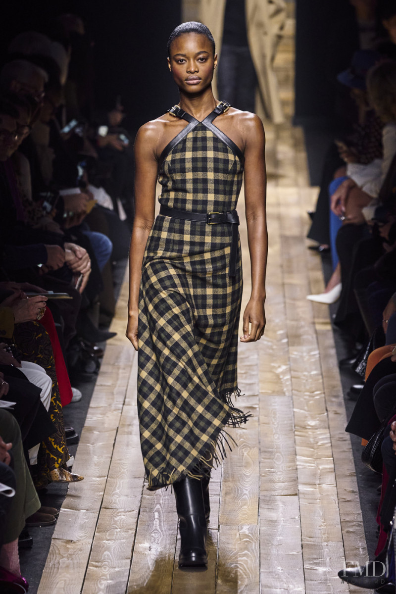 Mayowa Nicholas featured in  the Michael Kors Collection fashion show for Autumn/Winter 2020