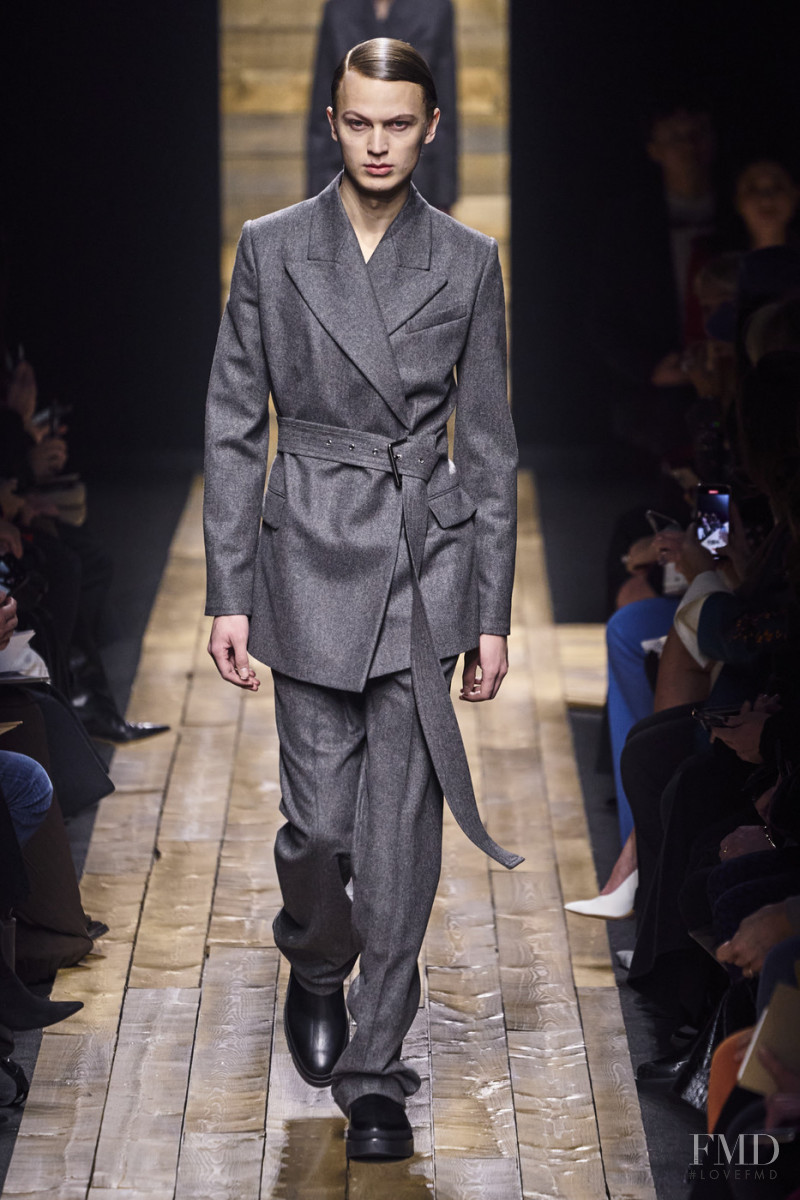 Jonas Glöer featured in  the Michael Kors Collection fashion show for Autumn/Winter 2020