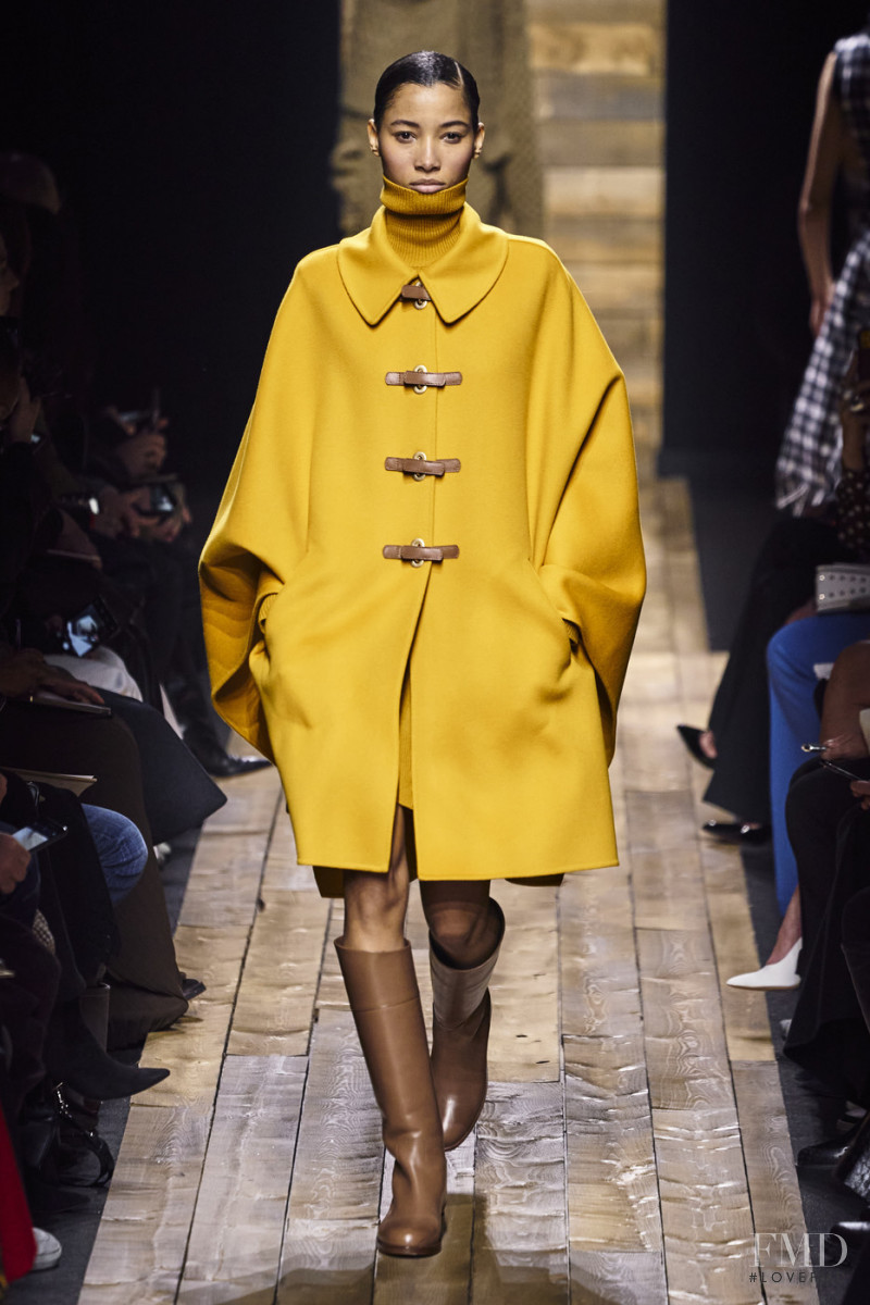 Lineisy Montero featured in  the Michael Kors Collection fashion show for Autumn/Winter 2020